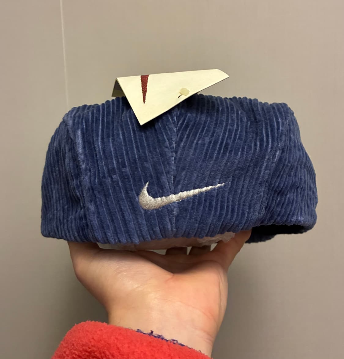 (데드스탁)90s NIKE 나이키 빈티지 코듀로이 헌팅캡 베레모  90s 상품이미지7