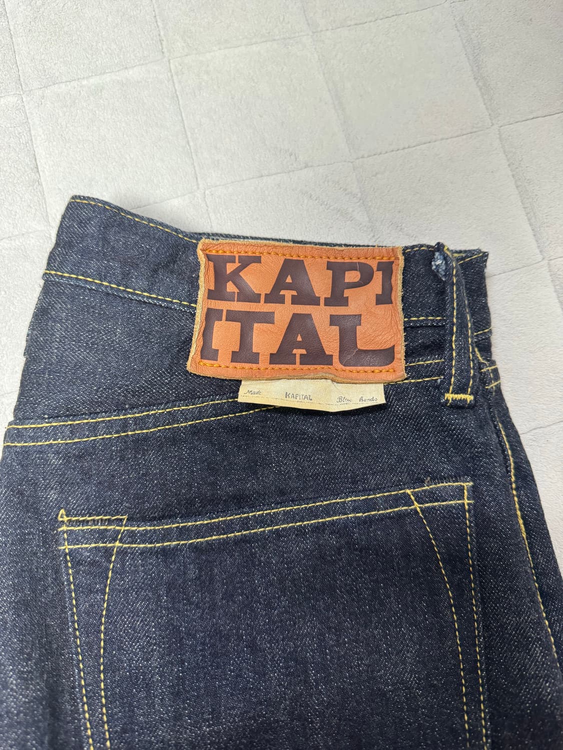 캐피탈(Kapital) 5p 셀비지 데님 상품이미지1