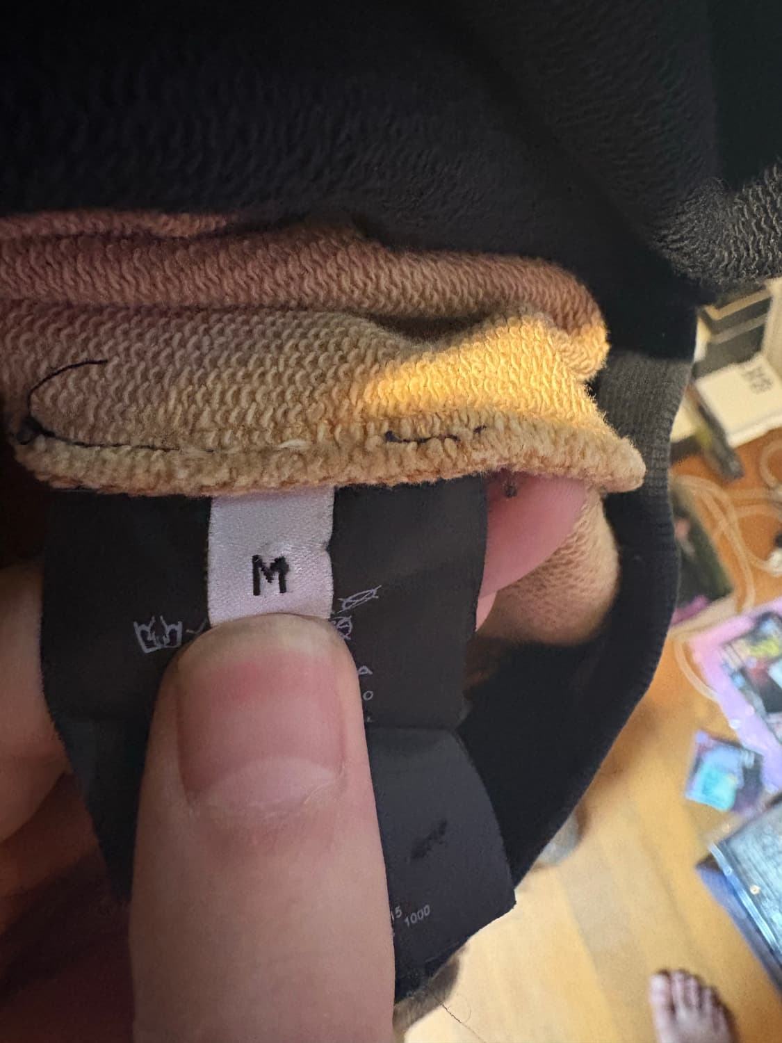 발렌시아가 옴므 블리치드 맨투맨 M 상품이미지7