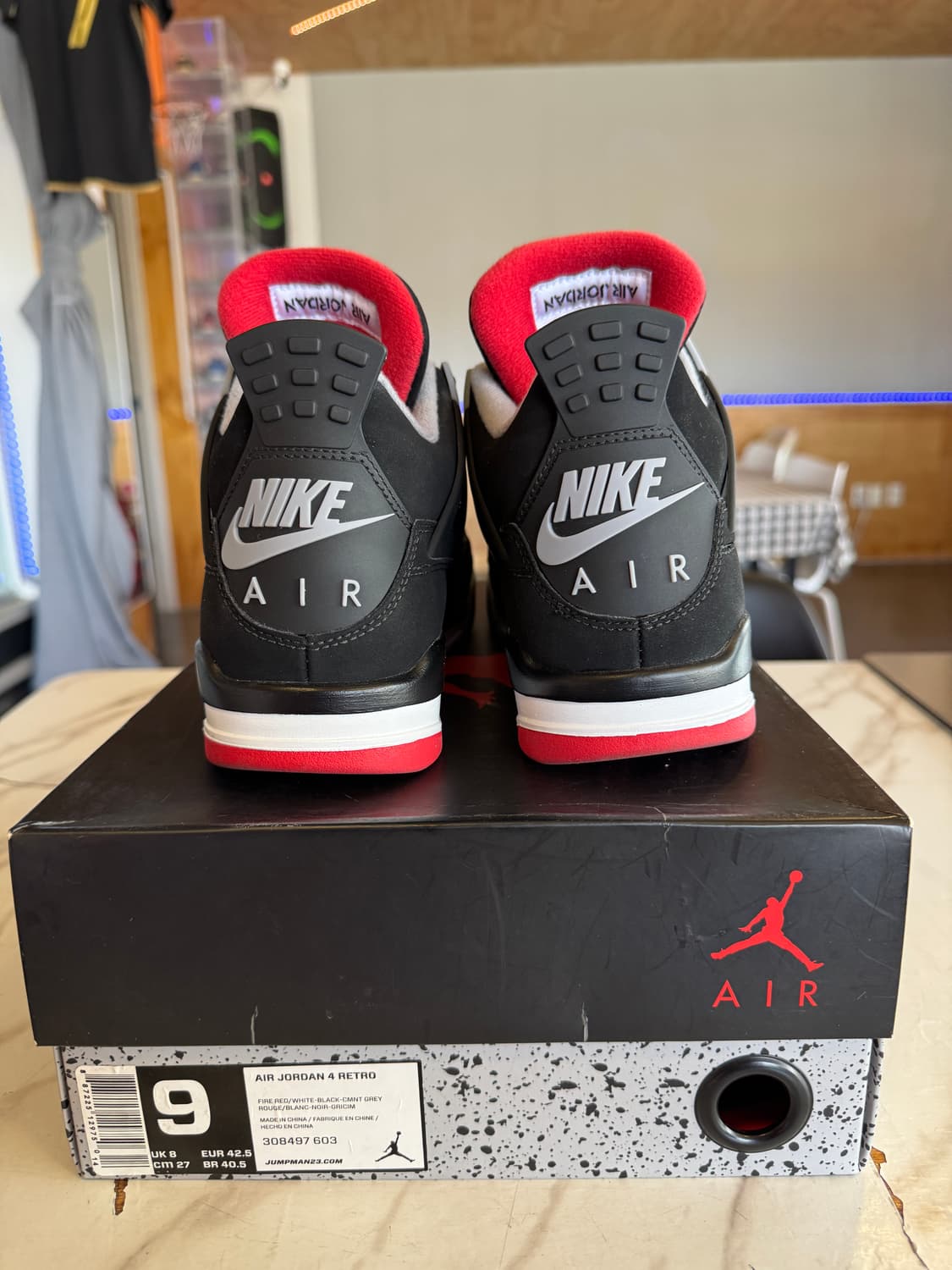 조던4 레트로 브레드(2019) 265 팝니다 상품이미지5
