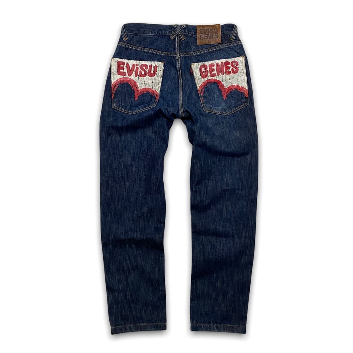 에비수 페인팅 포켓 데님 팬츠 상품이미지3