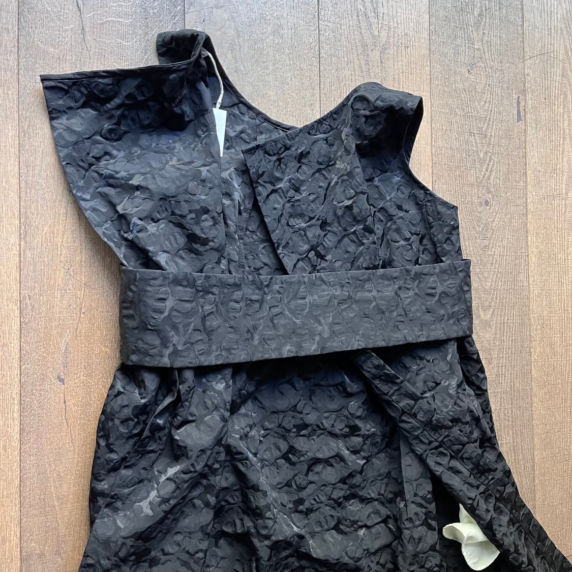 Volume Texture Apron One Piece 상품이미지10