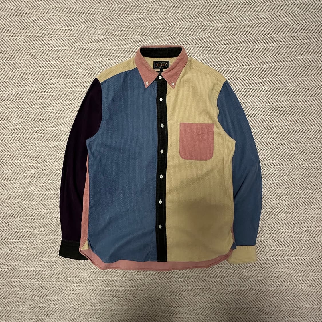 BEAMS PLUS japan made corduroy mix shirt 상품이미지1