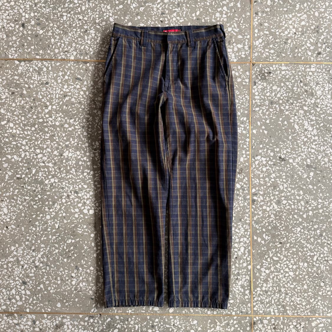 슈프림 플레이드 워크 팬츠 상품이미지1