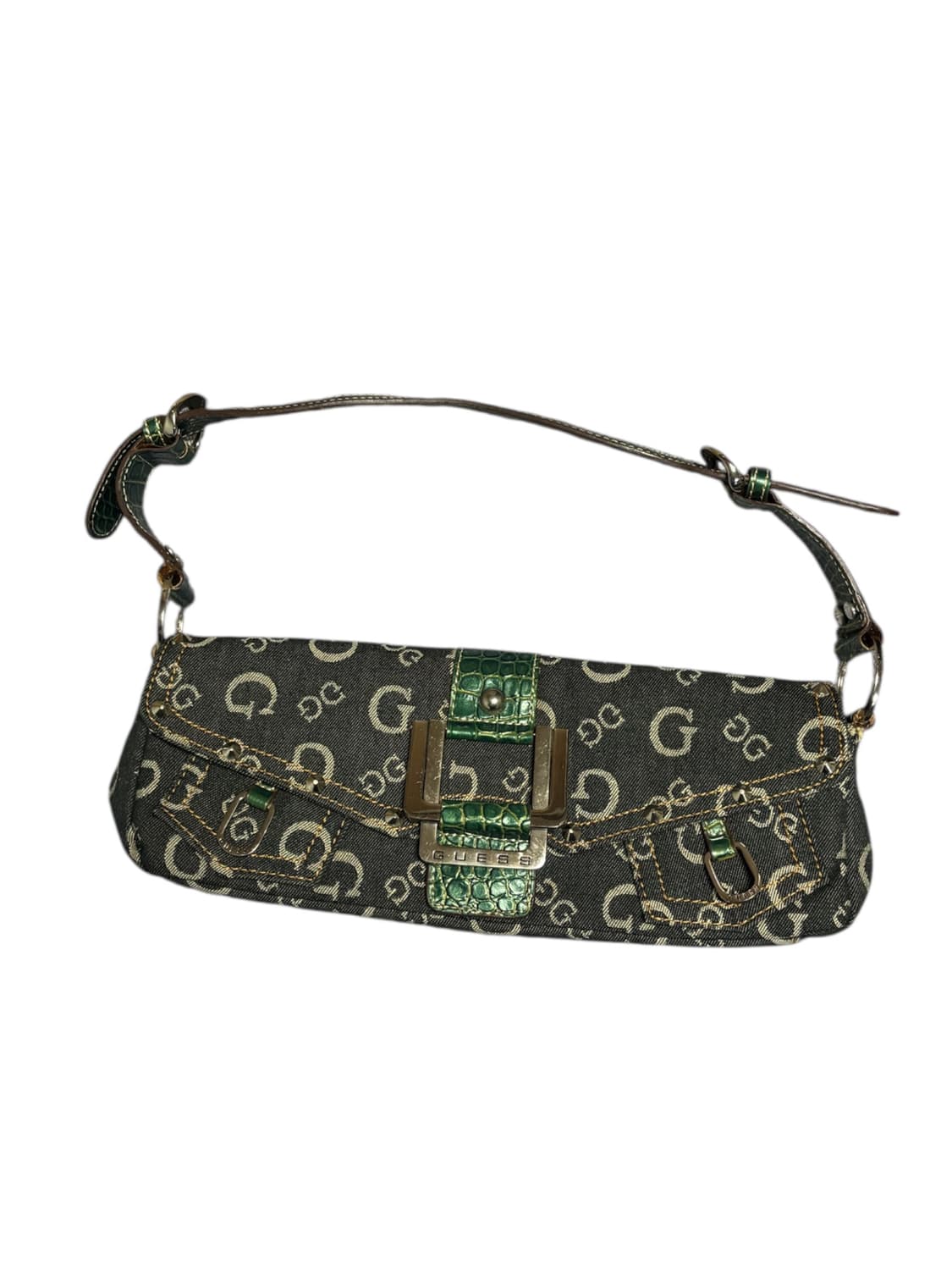 guess 게스 y2k 데님 버클 숄더백 상품이미지9