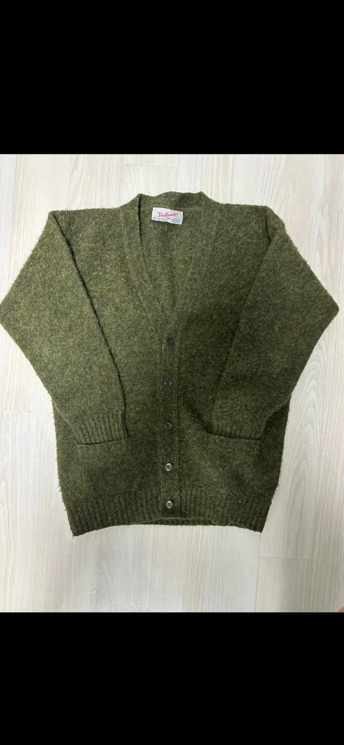 Shetlander Cardigan 42사이즈 올리브 상품이미지1
