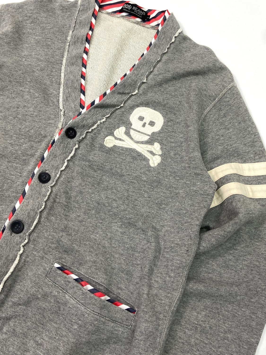 Beams Skull Cardigan 상품이미지5
