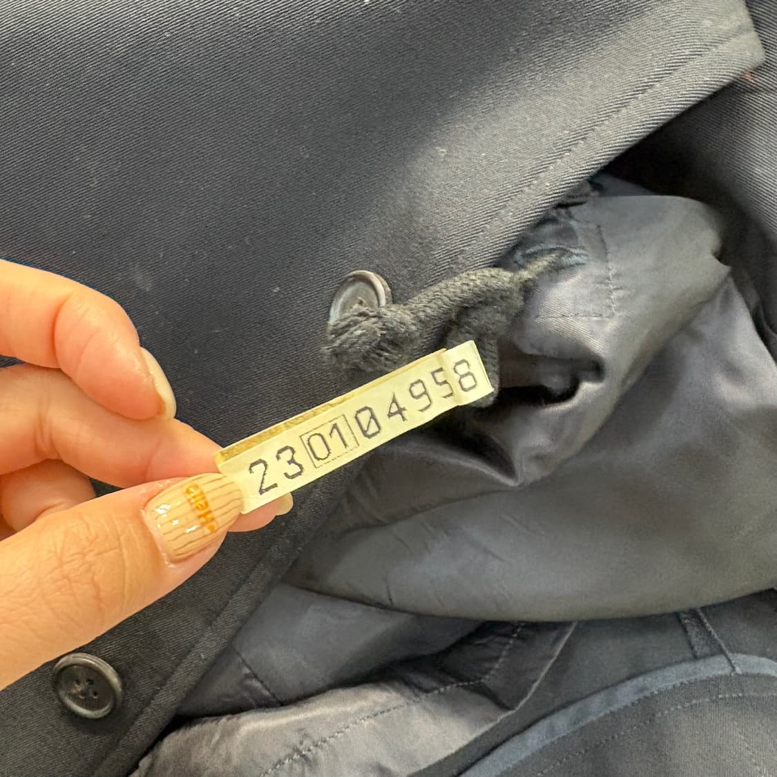 M 요지야마모토 울 롱 가디건 자켓 코트 0407J 상품이미지6