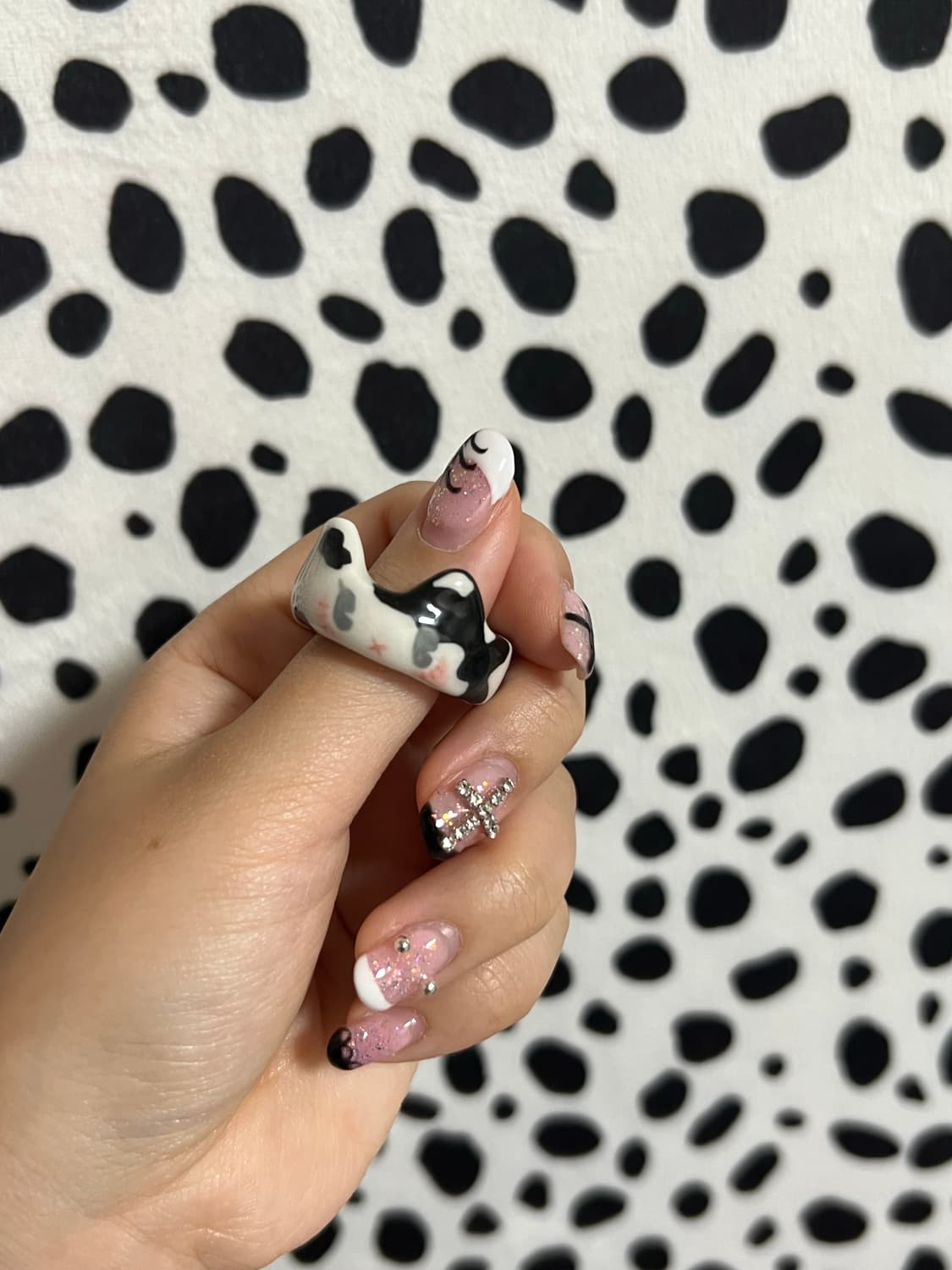 Sugarscoop 슈가스쿱 고양이 도자기 반지 상품이미지1