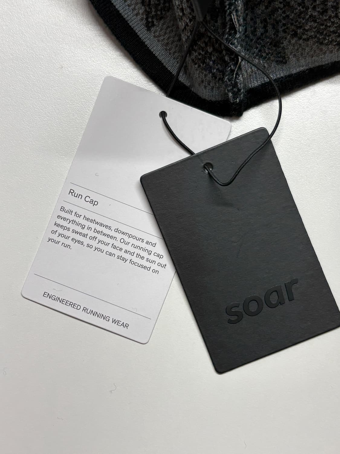 소어 러닝 자카드 패턴 메리노 실크 비니 상품이미지6