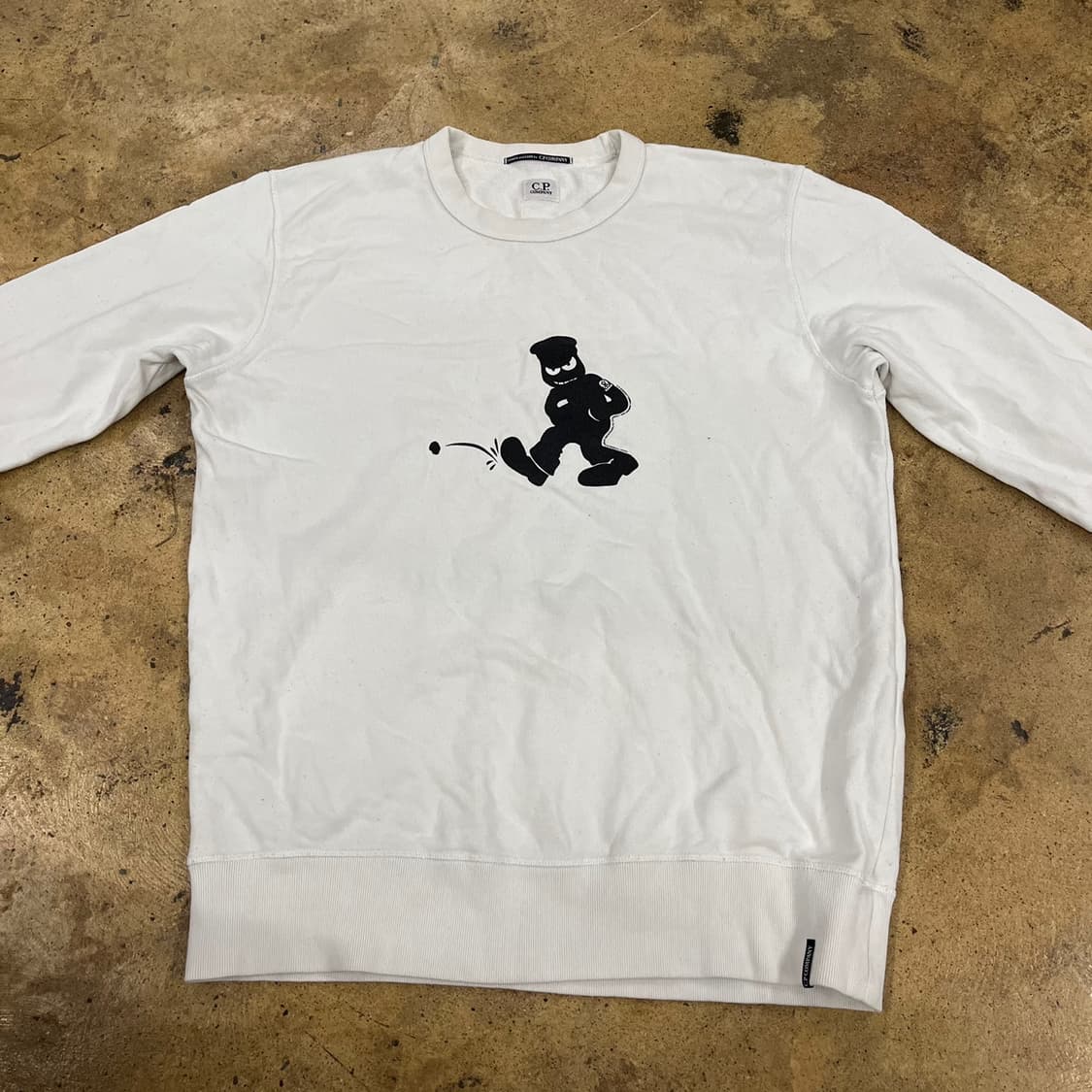 [정품/XL] CP컴퍼니 화이트 캐릭터 맨투맨 b18 상품이미지3