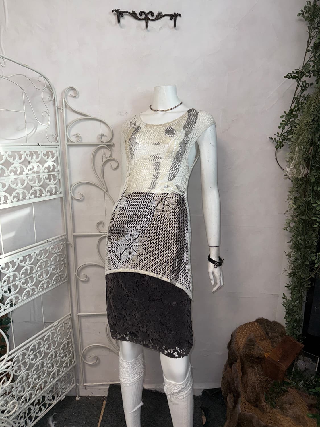 Blupepe grunge snowflake net ops (새제품) 상품이미지1