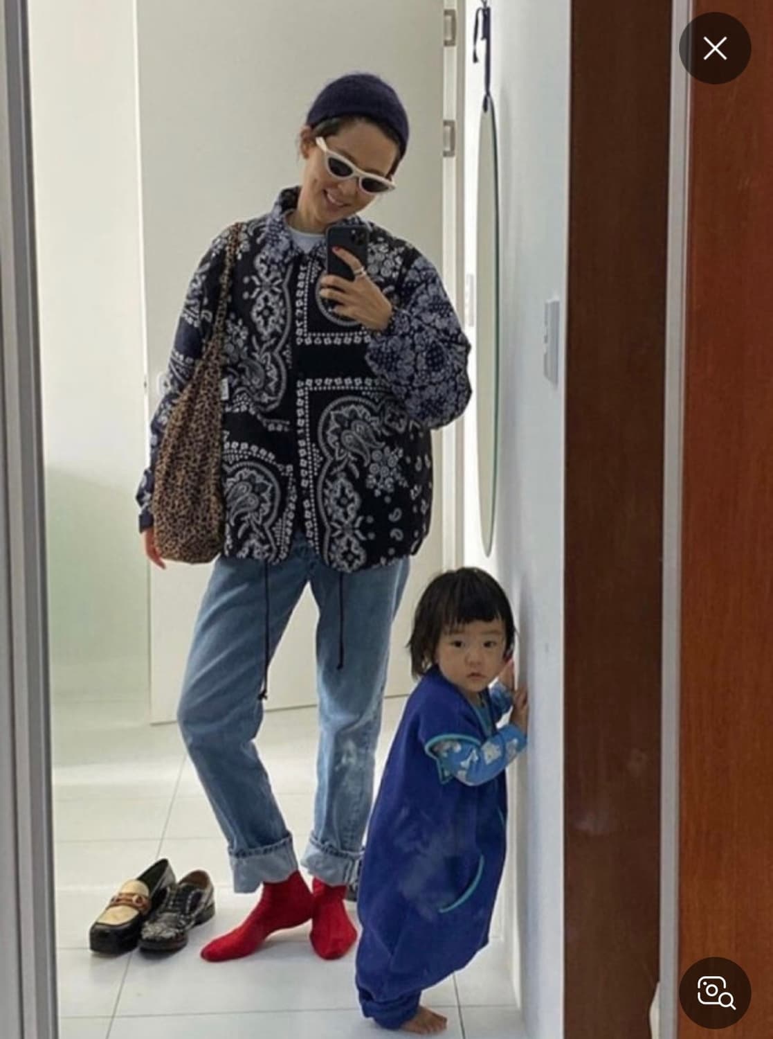 김나영  two much talker 투머치토커 페이즐리 패딩 점퍼 상품이미지1