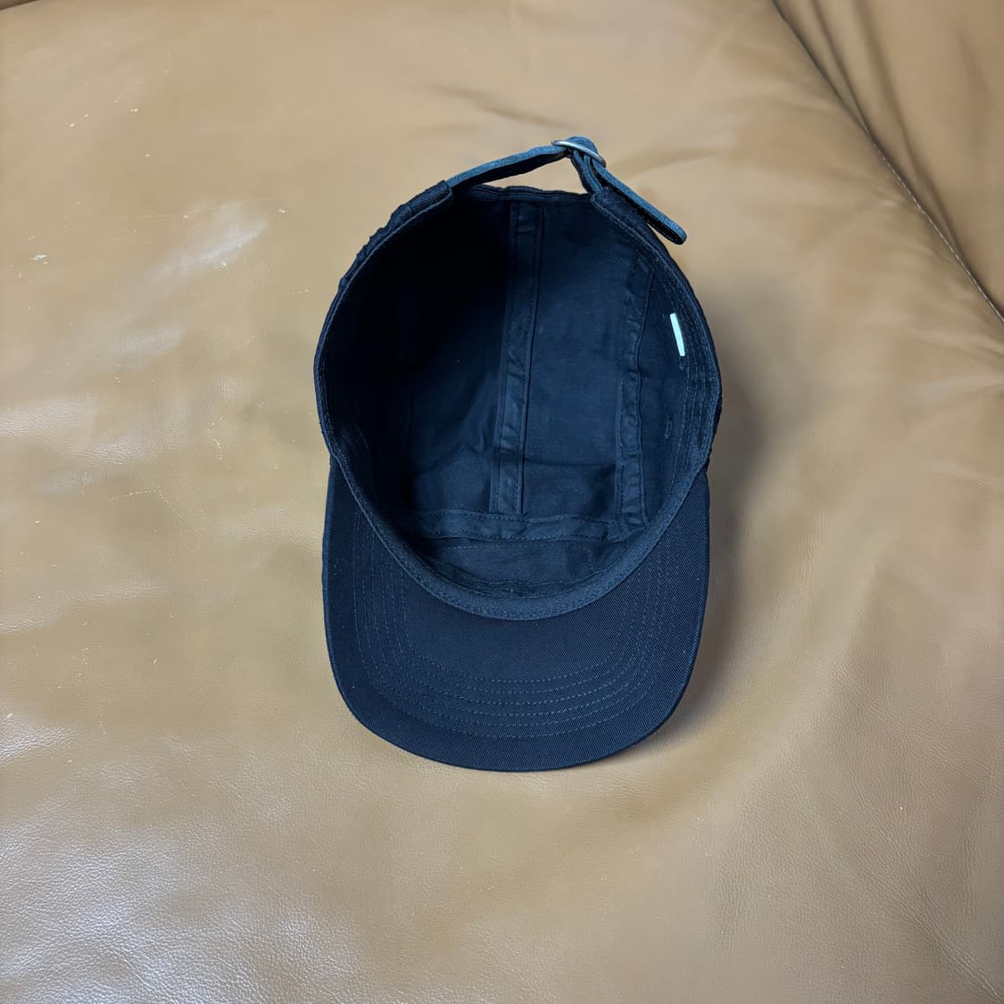 Supreme 슈프림 레이저드 로고 블랙 캠프캡 모자 (Black) 상품이미지6