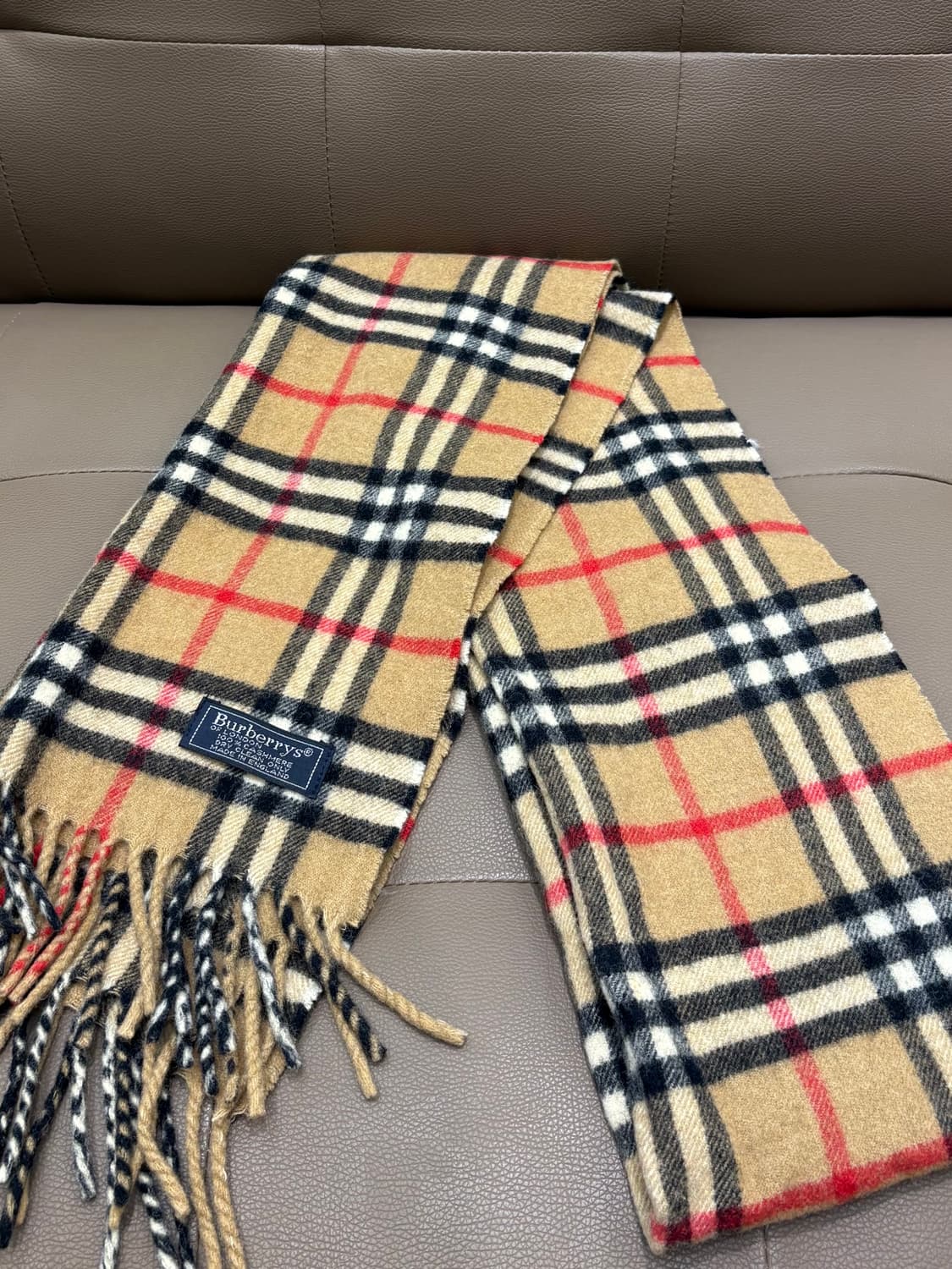 버버리 체크 머플러 상품이미지1