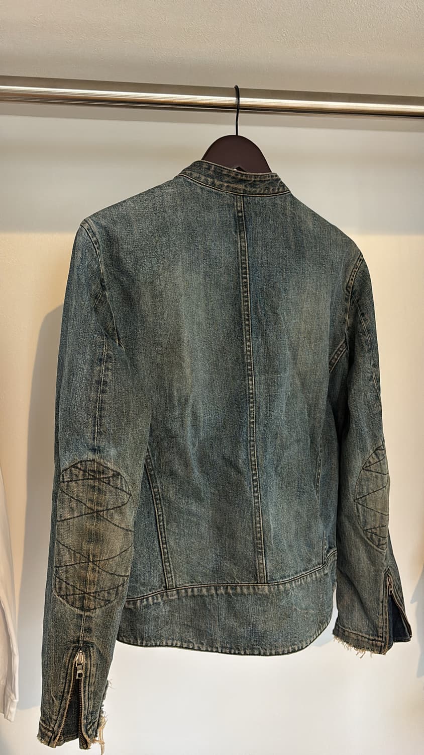(Rare*) 2000's Elbow Patch Denim Jacket 상품이미지6