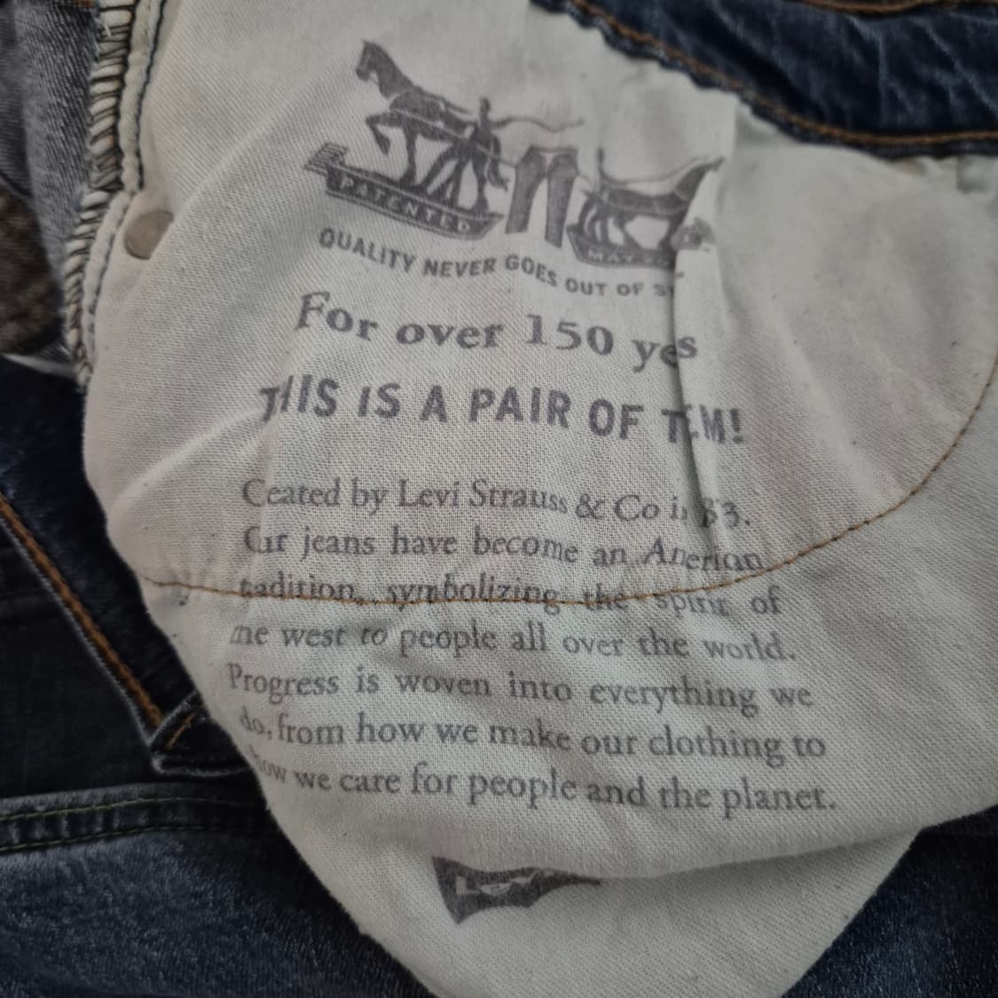 리바이스 릴렉스드 스트레이트 559 34×32 상품이미지6