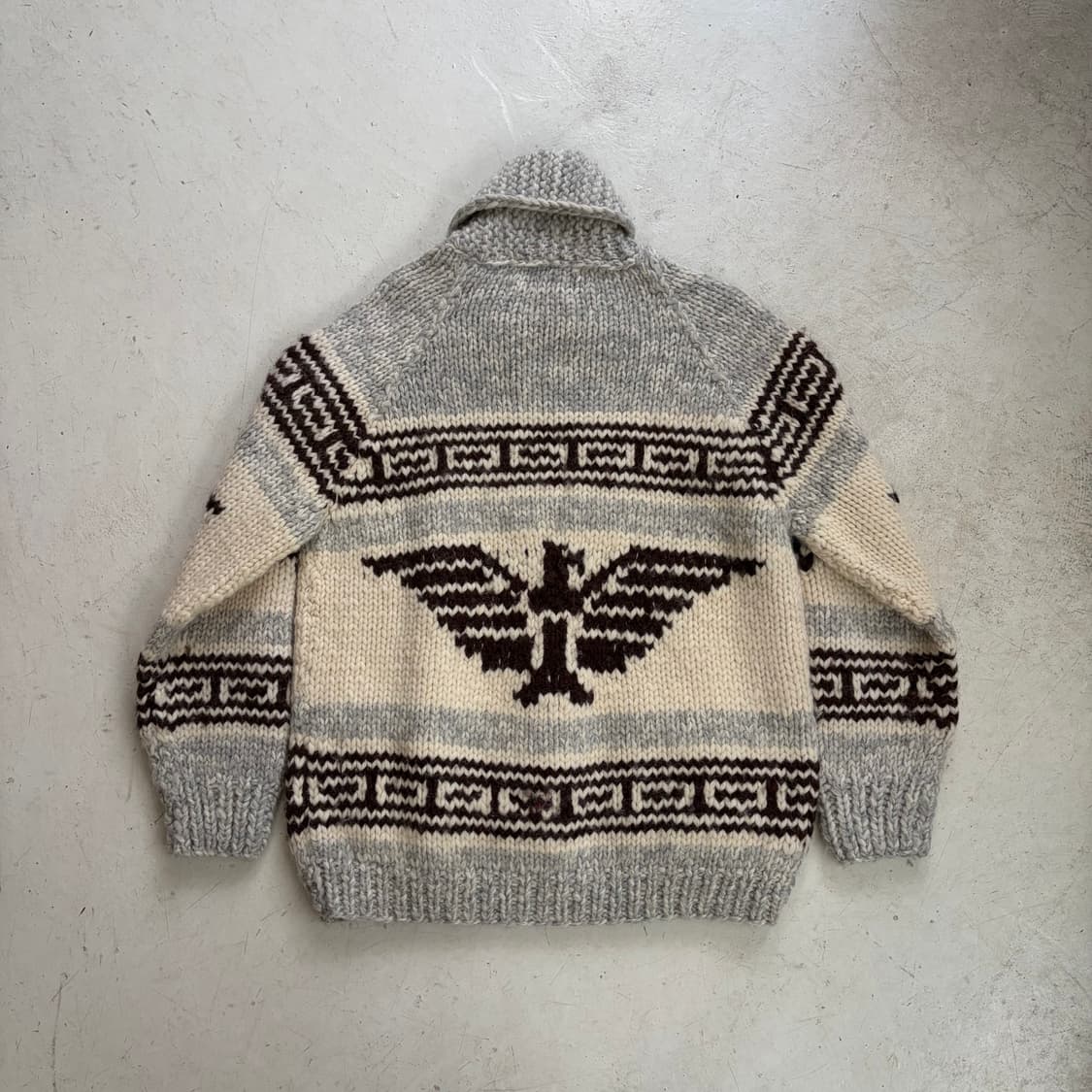 CANADIAN 빈티지 울 코위찬 자켓 L 상품이미지7