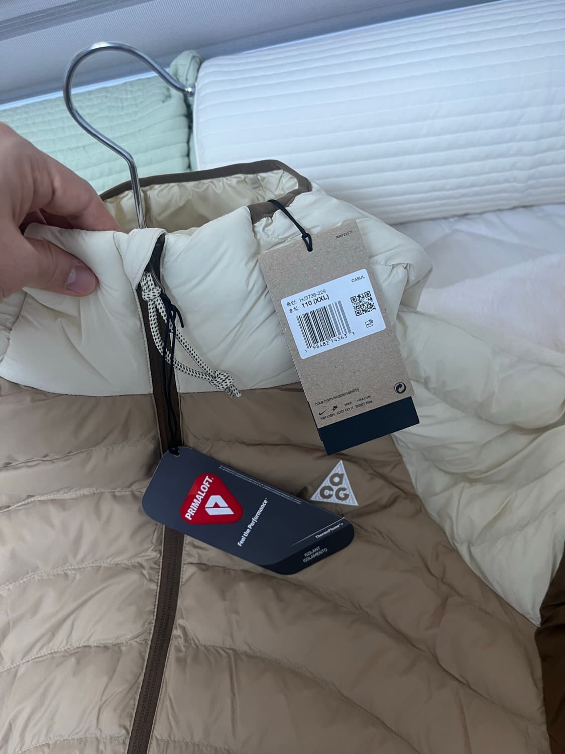 ACG 라바 플로우 써마 핏 ADV 재킷 XXL 라이트카키 새제품 상품이미지3