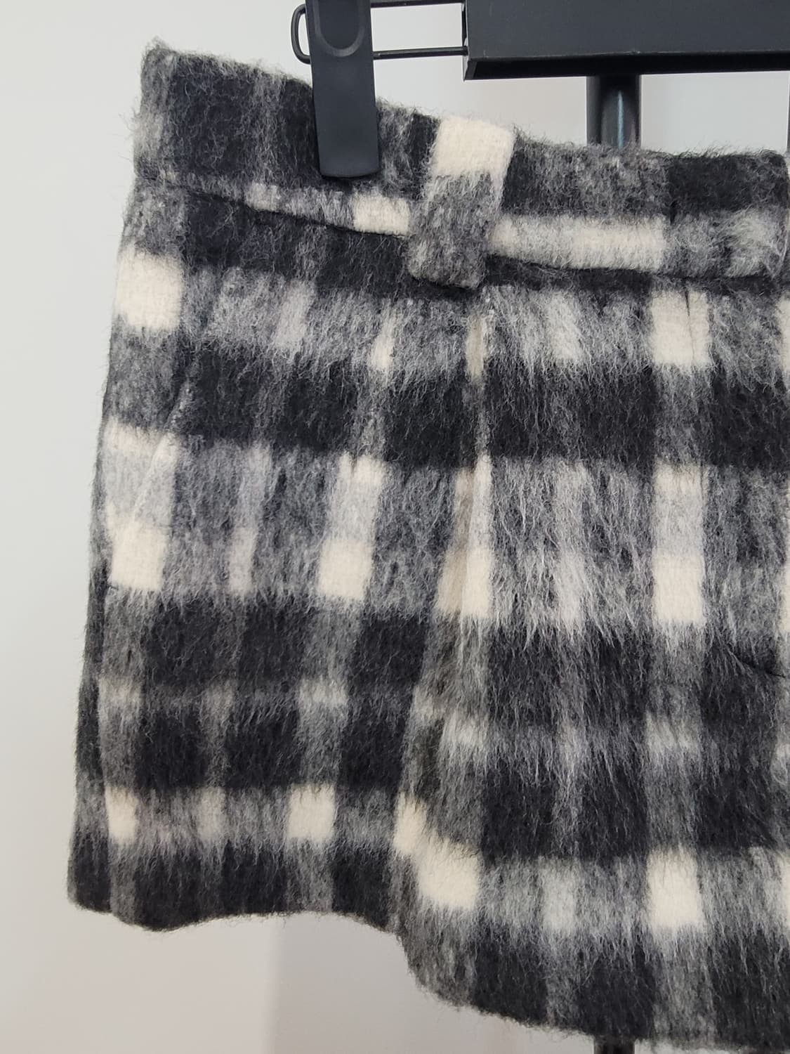 그로브 블로우 로우라이즈 쇼츠 팬츠 그레이체크 M사이즈 상품이미지5