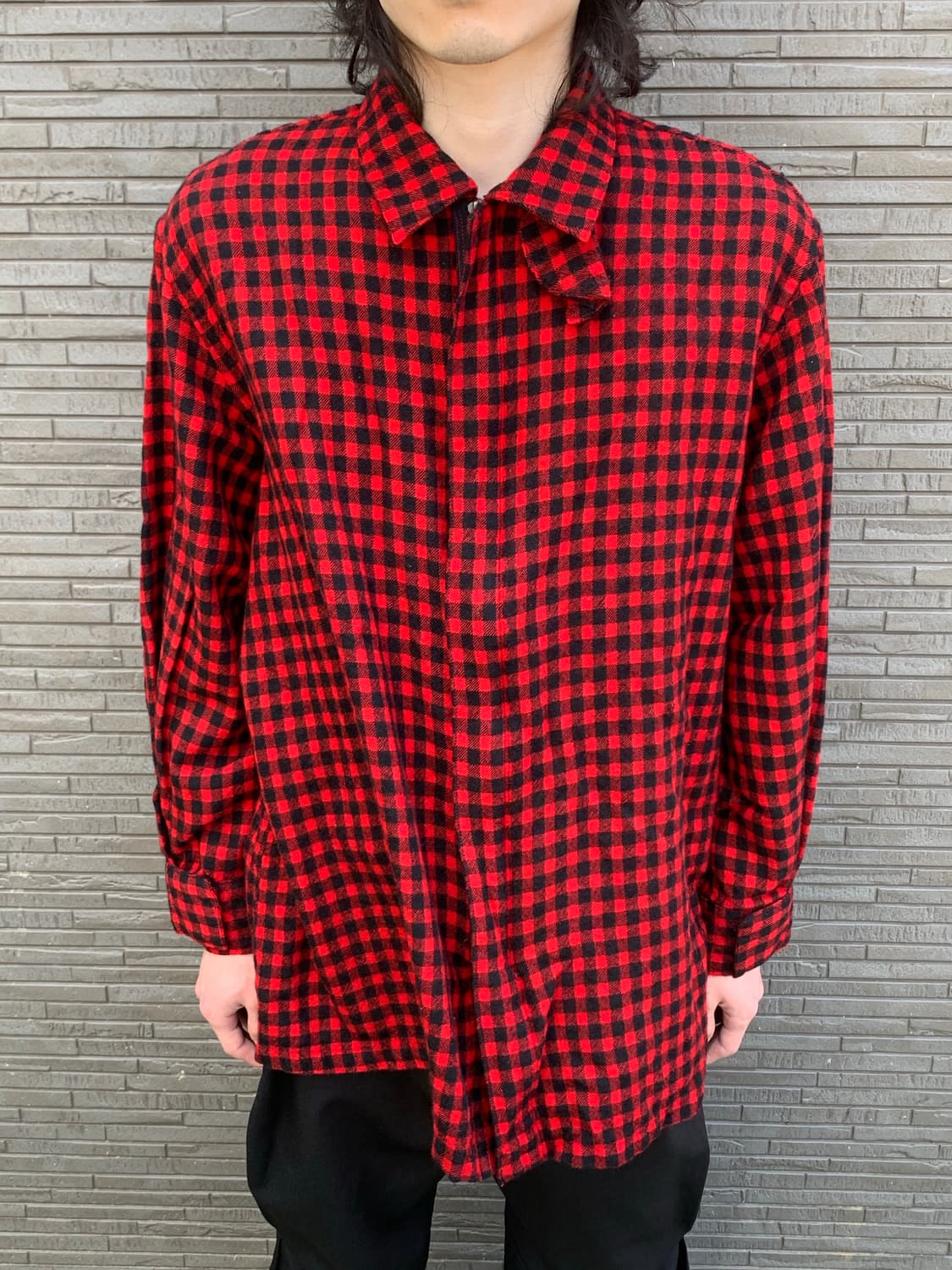 이세이미야케 hai 타탄체크 셔츠자켓 상품이미지2