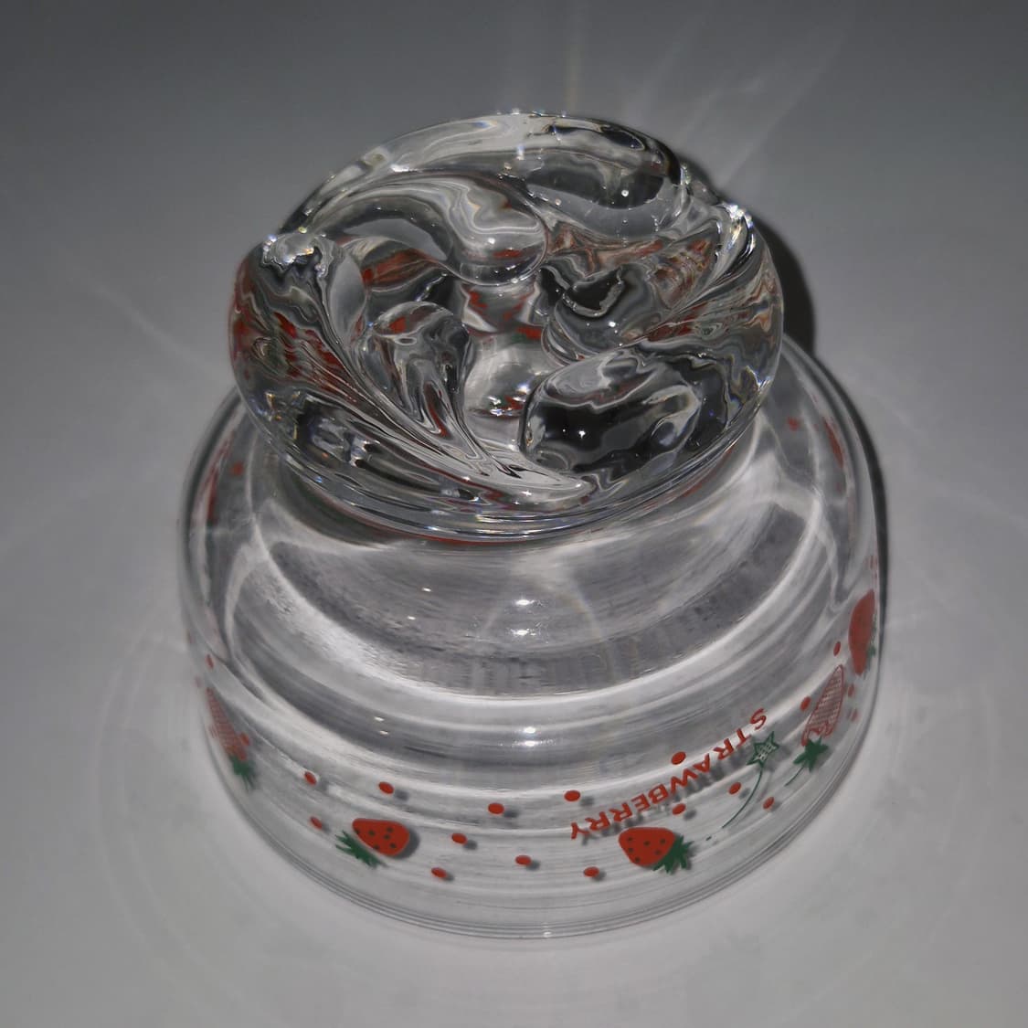 80s 아데리아 레트로 딸기 스타 디저트 잔 1p 상품이미지8