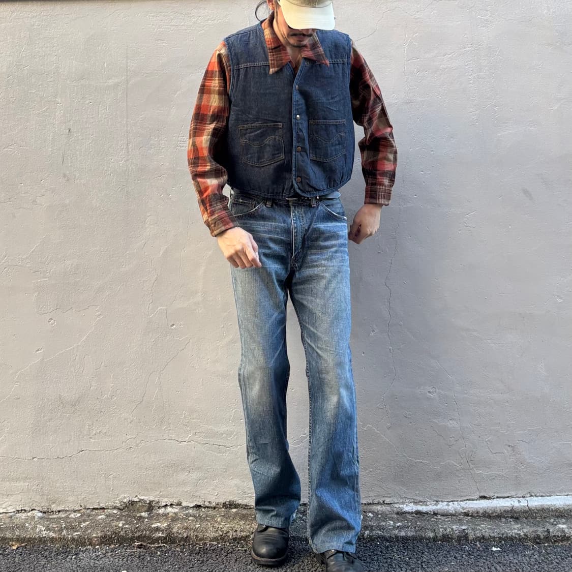 미국 시어스 쉐르파 데님 베스트 상품이미지8