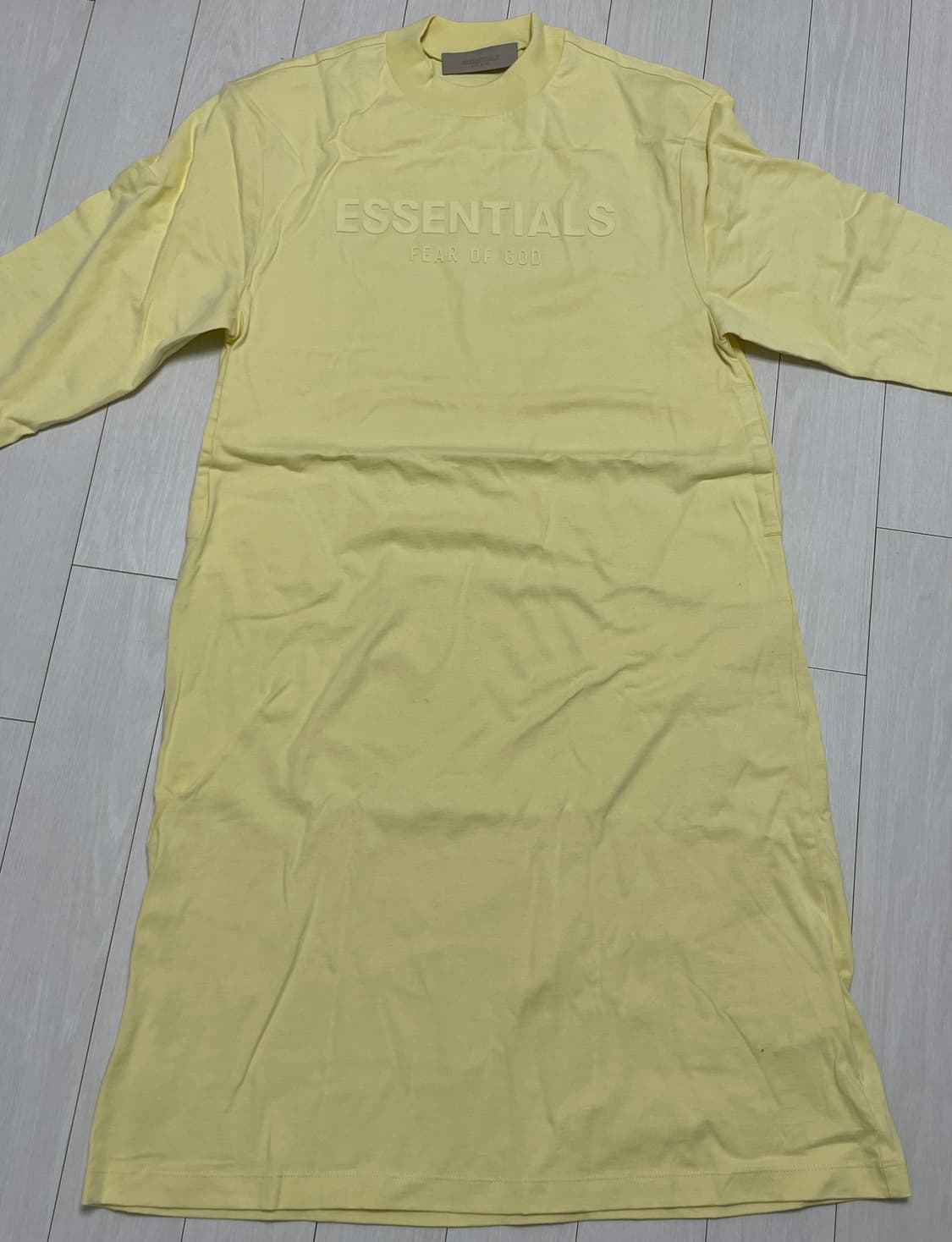 피어오브갓 에센셜 맨투맨 원피스 새상품 상품이미지1