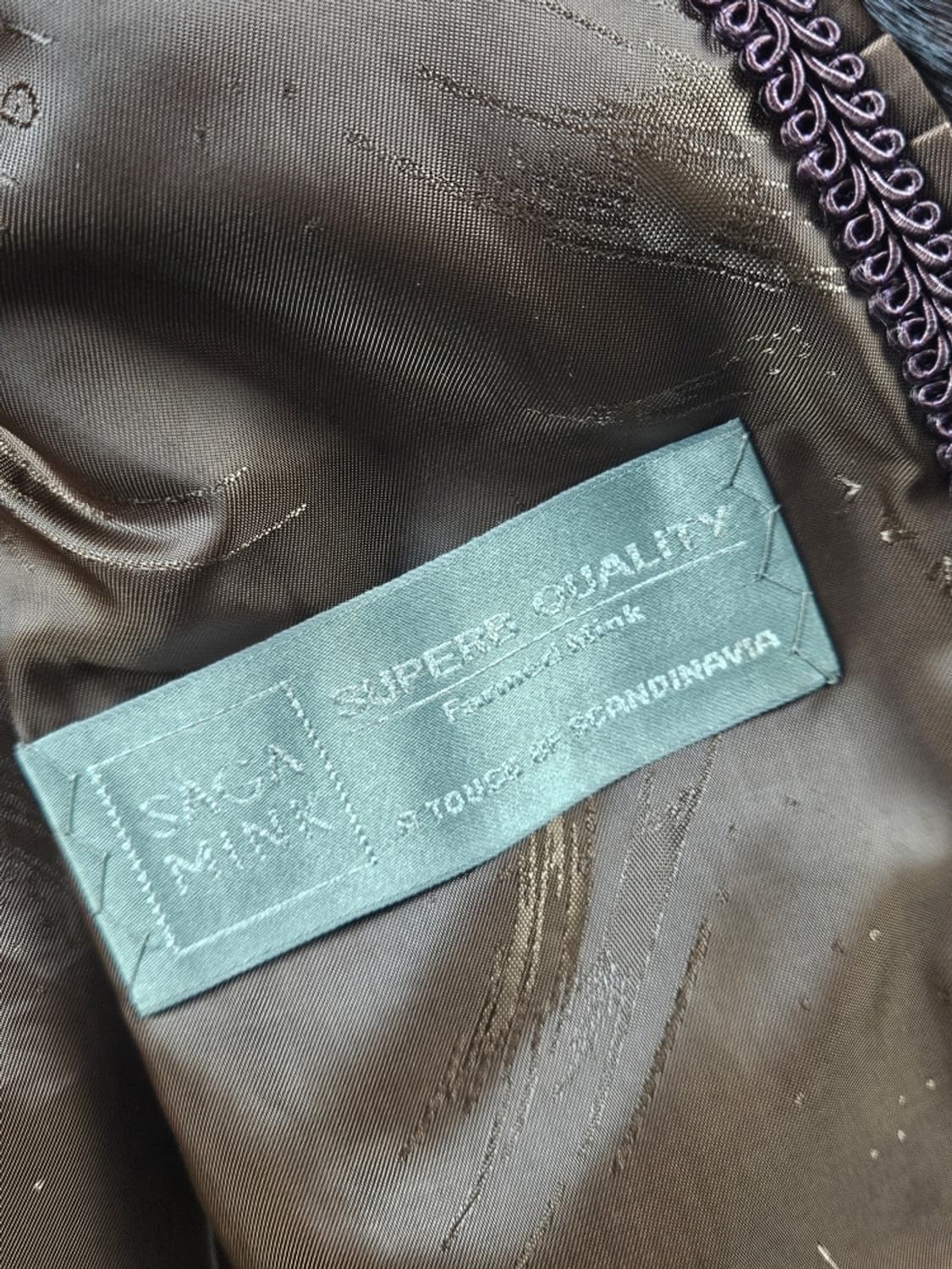 진도 모피 사가 밍크 하프 코트 자켓 ( 상세설명참조 ) / 10917 상품이미지8