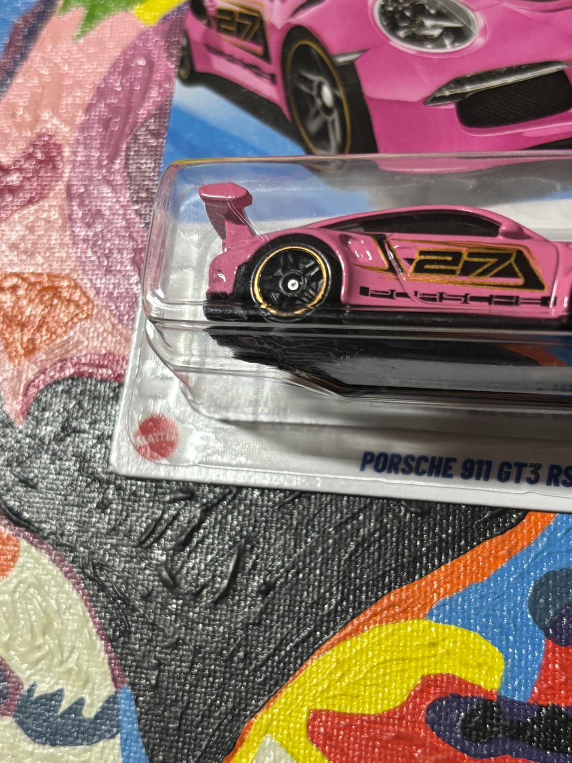 미개봉) 포르쉐 911 gt3 rs 다이캐스트 인테리어 소품 핫휠 상품이미지3