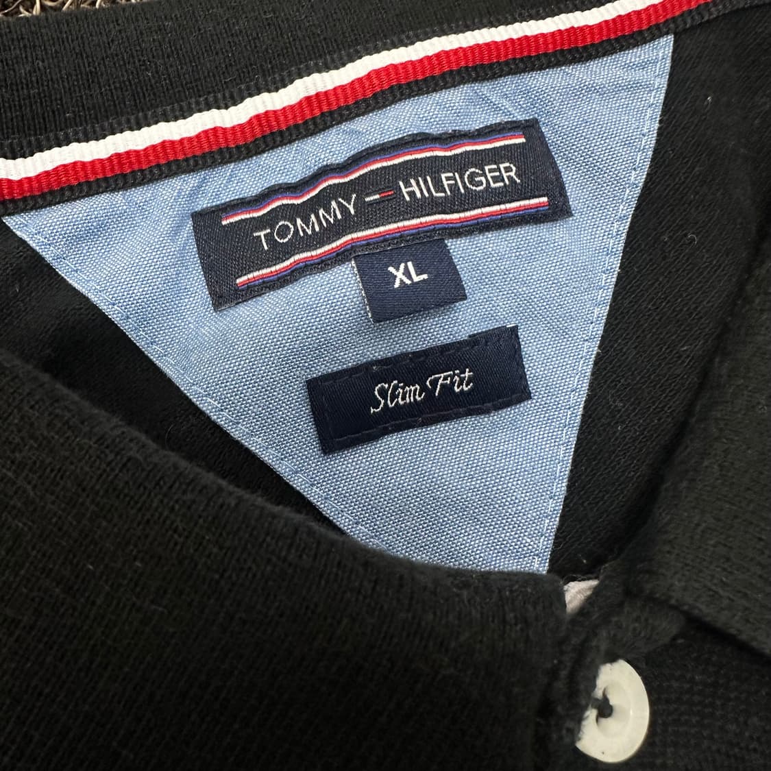 타미힐피거 카라티 반팔티셔츠 블랙 XL 상품이미지3