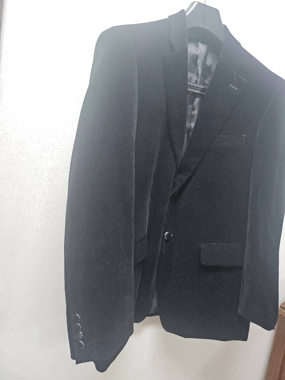 옴므  까시니 블랙 벨벳 남성 자켓  100 상품이미지2