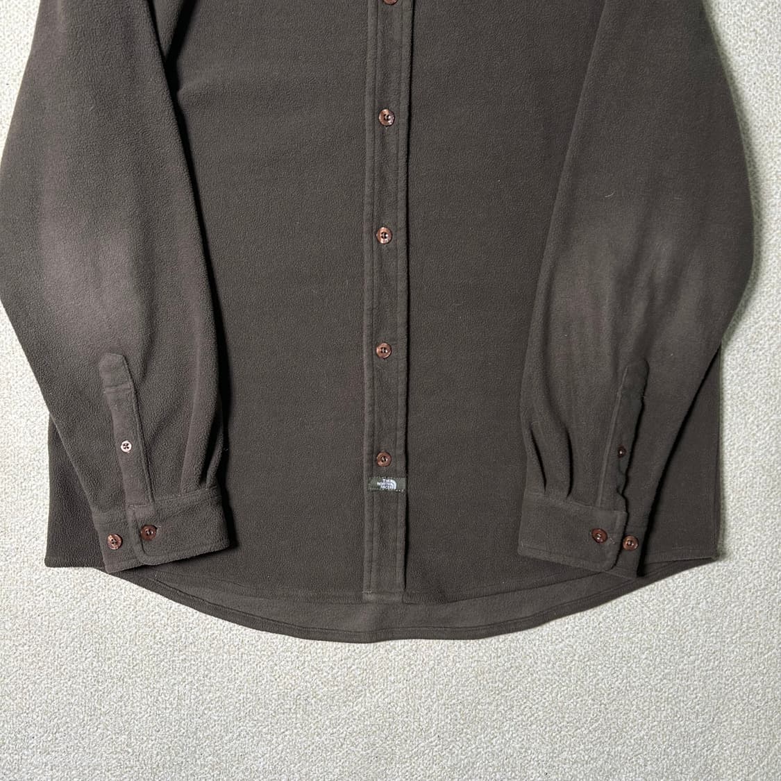 (L) 노스페이스 브라운 플리스 셔츠 상품이미지4