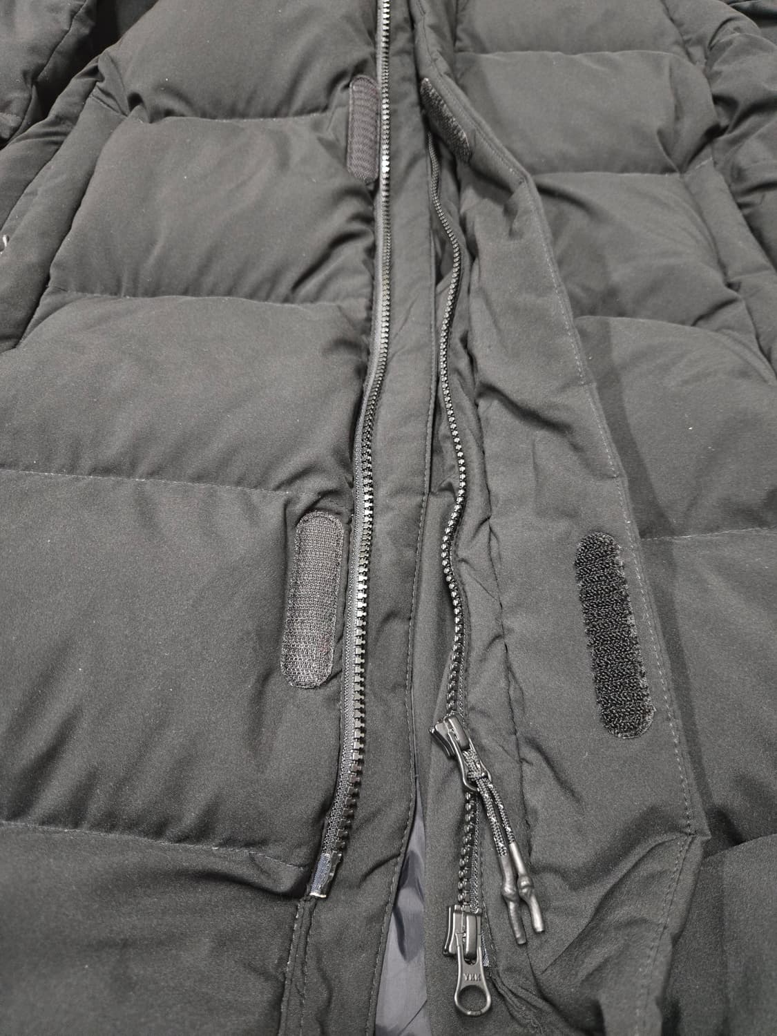 블랙야크 후드 롱 구스다운패딩 블랙 상품이미지5