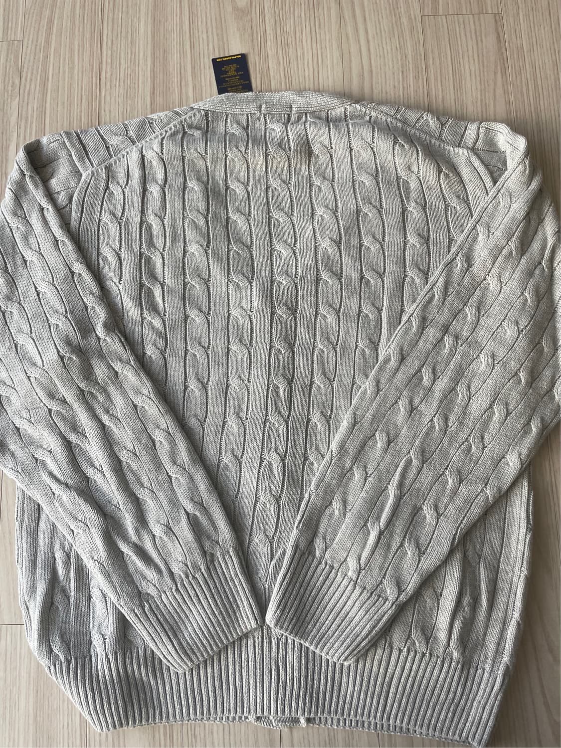 [새상품] 폴로 랄프로렌 코튼 케이블 니트 가디건 상품이미지8