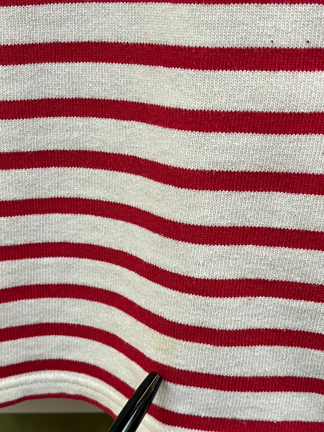 Saint James 레드 스트라이프 긴팔티 S 상품이미지7