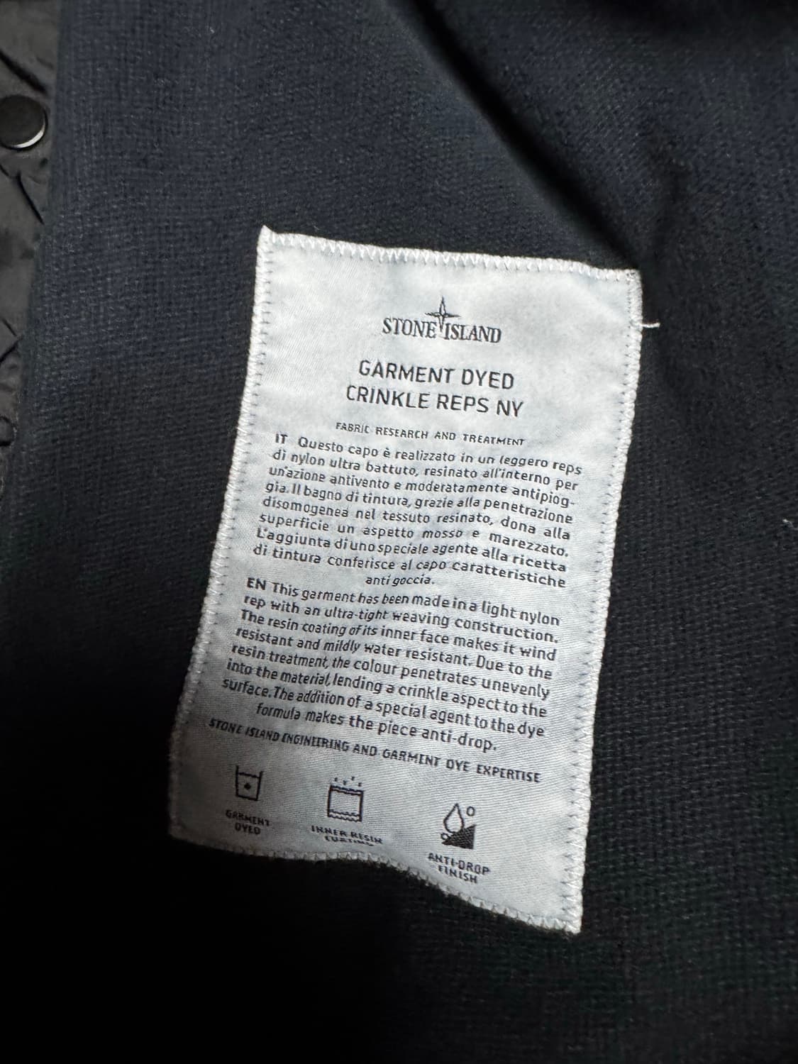 스톤아일랜드 크링클랩스 오버셔츠 L사이즈 상품이미지4