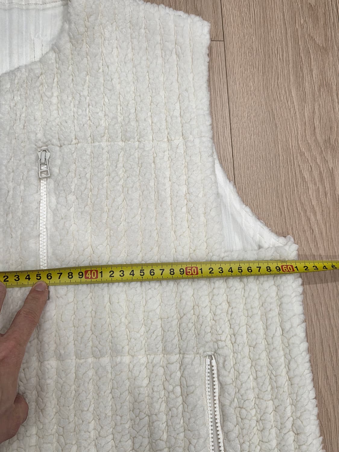 플리스 플리츠 조끼 상품이미지2