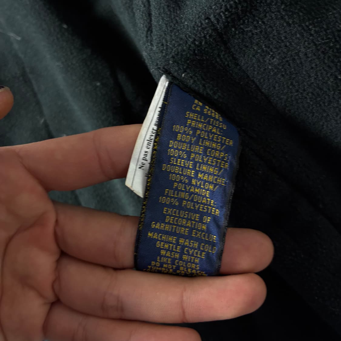 Polo  폴로 랄프로렌 자수 폴리쉘 블랙 페리 자켓  상품이미지7