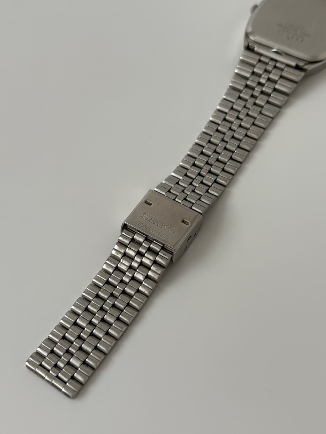 80s silver square quartz 상품이미지9