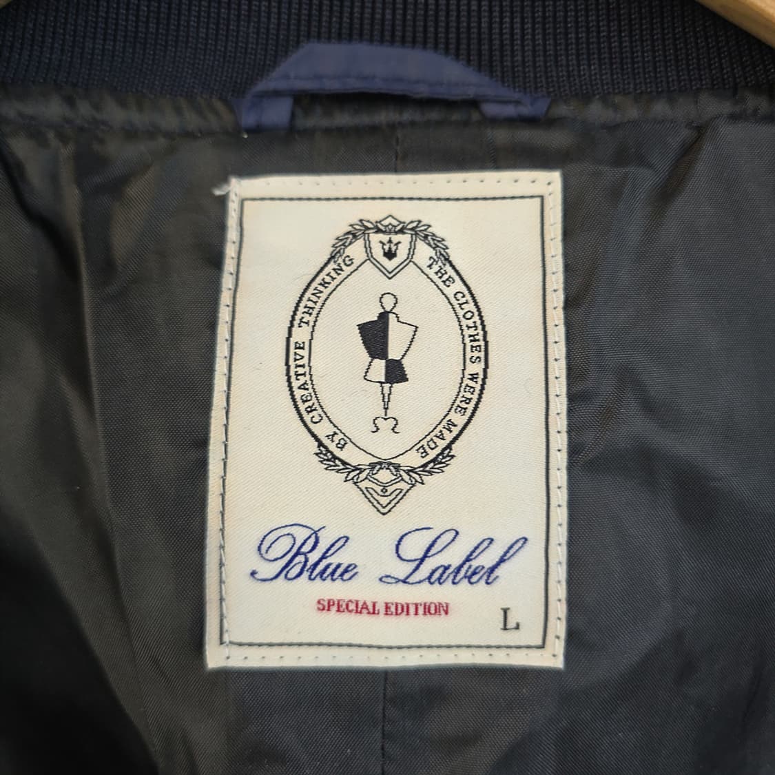 블루라벨 오리털 패딩 자켓 L 상품이미지6