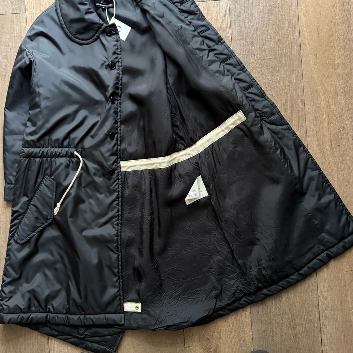 Big Round Collar Hidden Padding Coat 상품이미지8