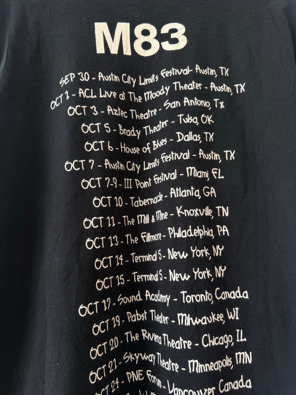 [M83] 2016 'Junk' North American Tour  상품이미지3