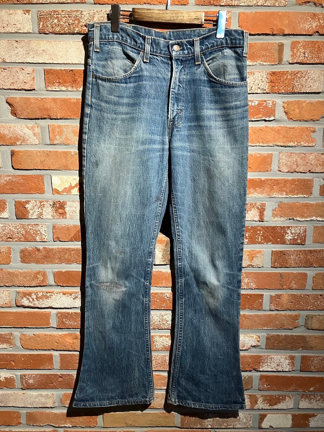 80s USA 빈티지 리바이스 646 벨바텀 부츠컷 데님 팬츠 상품이미지2