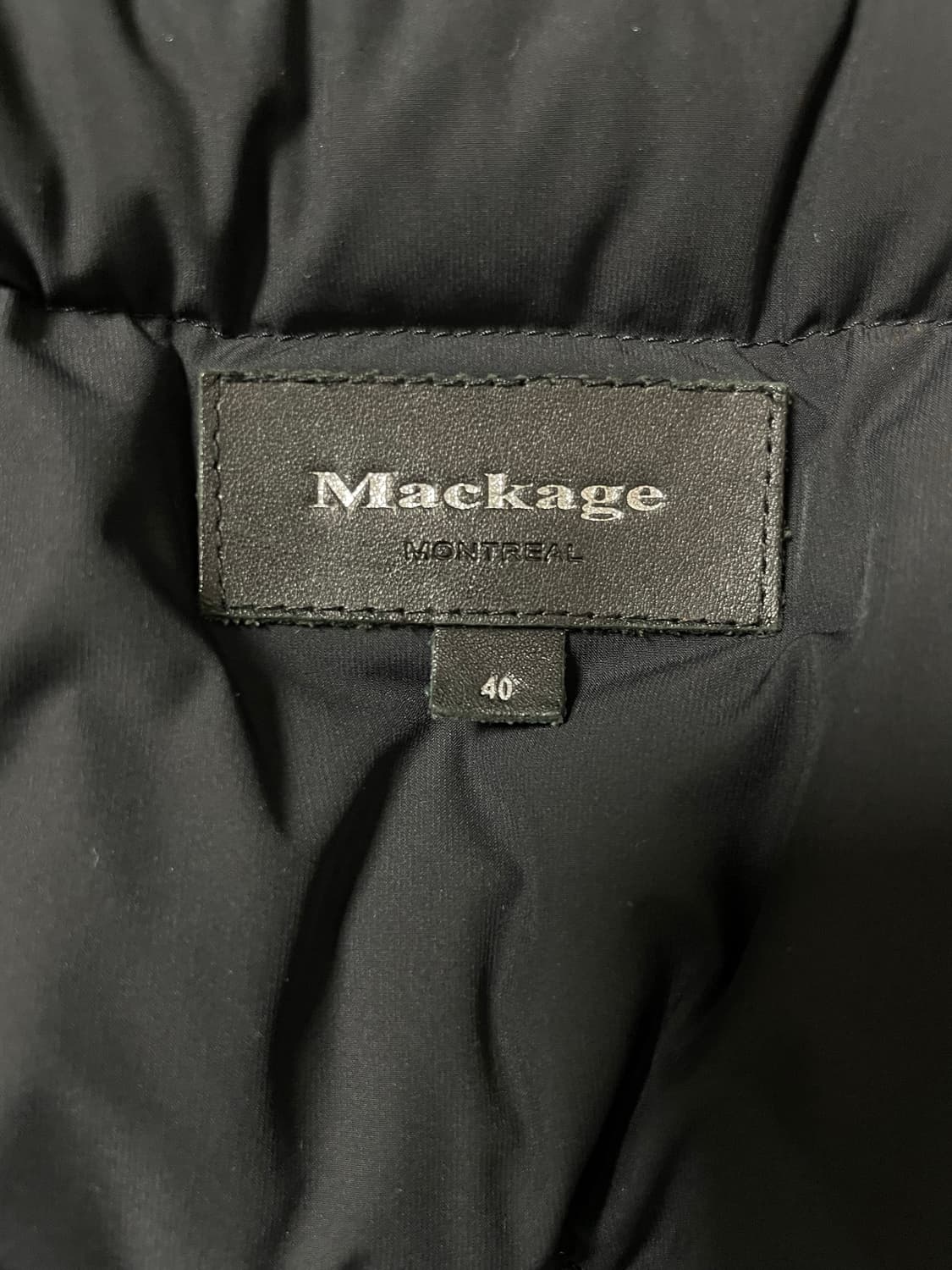 Mackage 블랙 패딩 100 사이즈 국내 매장판 상품이미지5