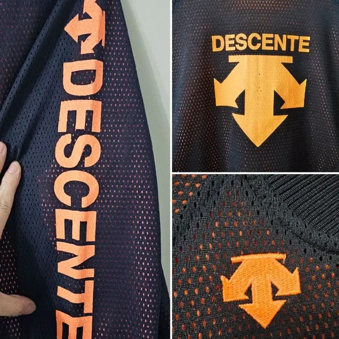 데상트(DESCENTE) 메시 본딩 바람막이 점퍼 (100) 상품이미지8