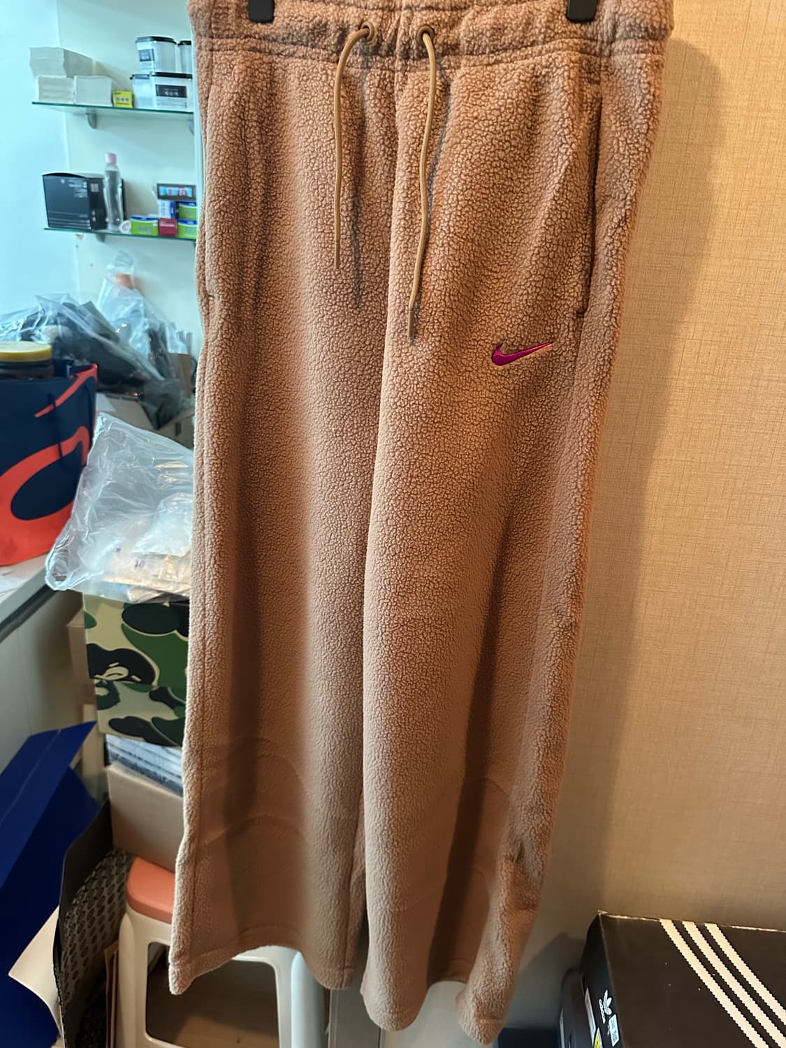 [L] 나이키 우먼스 플리스 팬츠 상품이미지1