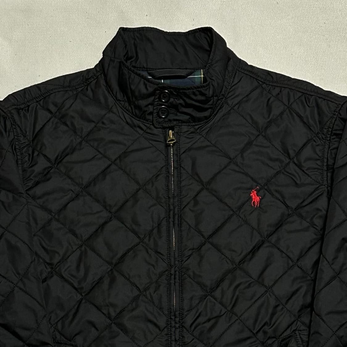 M 폴로랄프로렌 레드 포니 퀄팅 누빔 자켓 상품이미지1