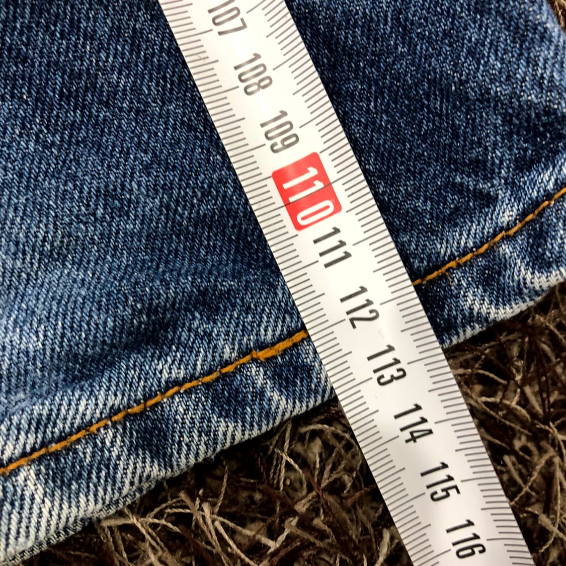 32 리바이스 오렌지탭 220 워싱 데님 팬츠 상품이미지10