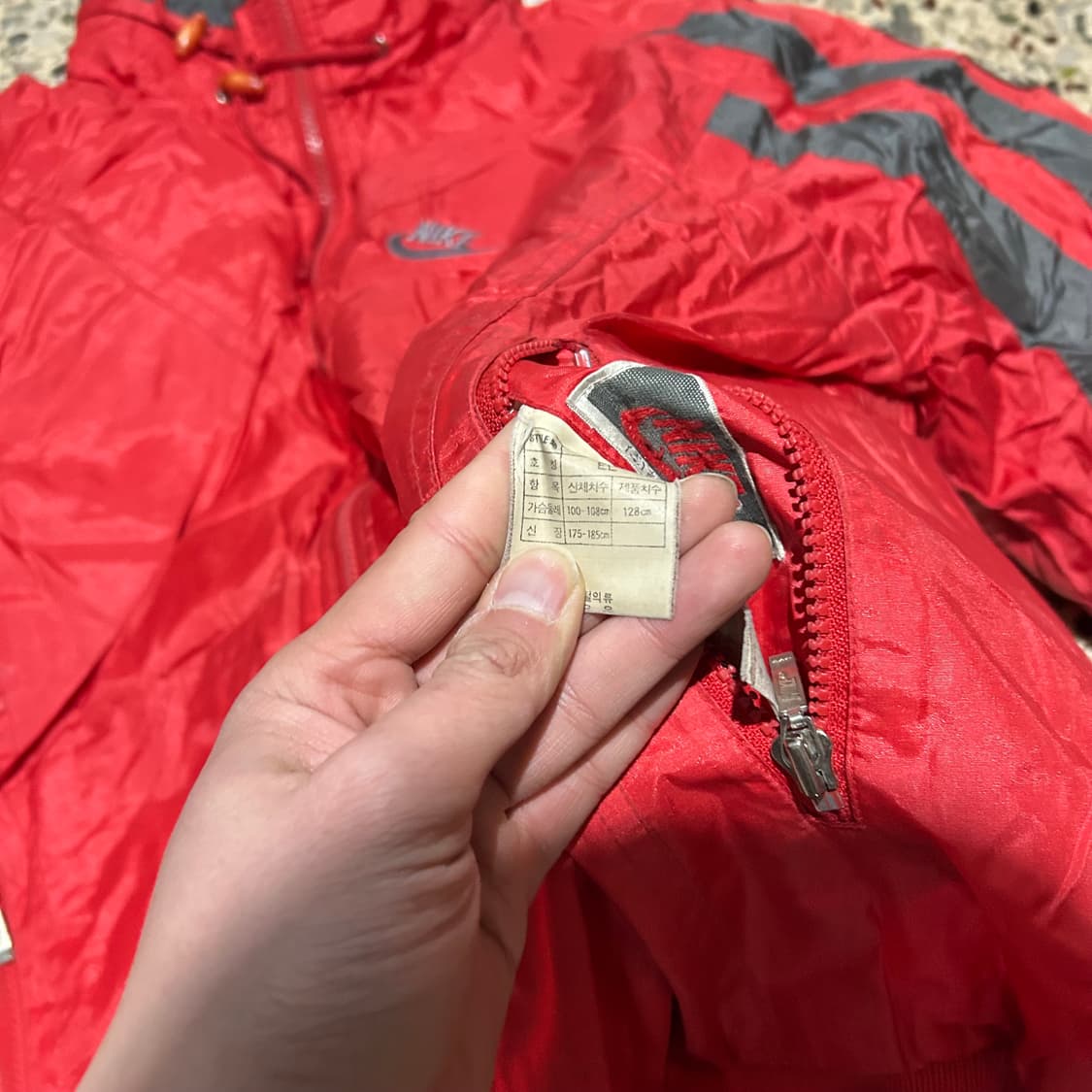 나이키(NIKE) 00S 그레이 리버시블 패딩 상품이미지10